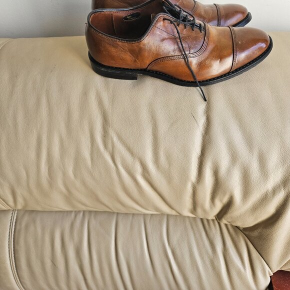 ALLEN EDMONDS PARK AVENU CAP TOE MENS 8 DRESS SHOE MADE IN USA BRAND NEW HEEL main image 4